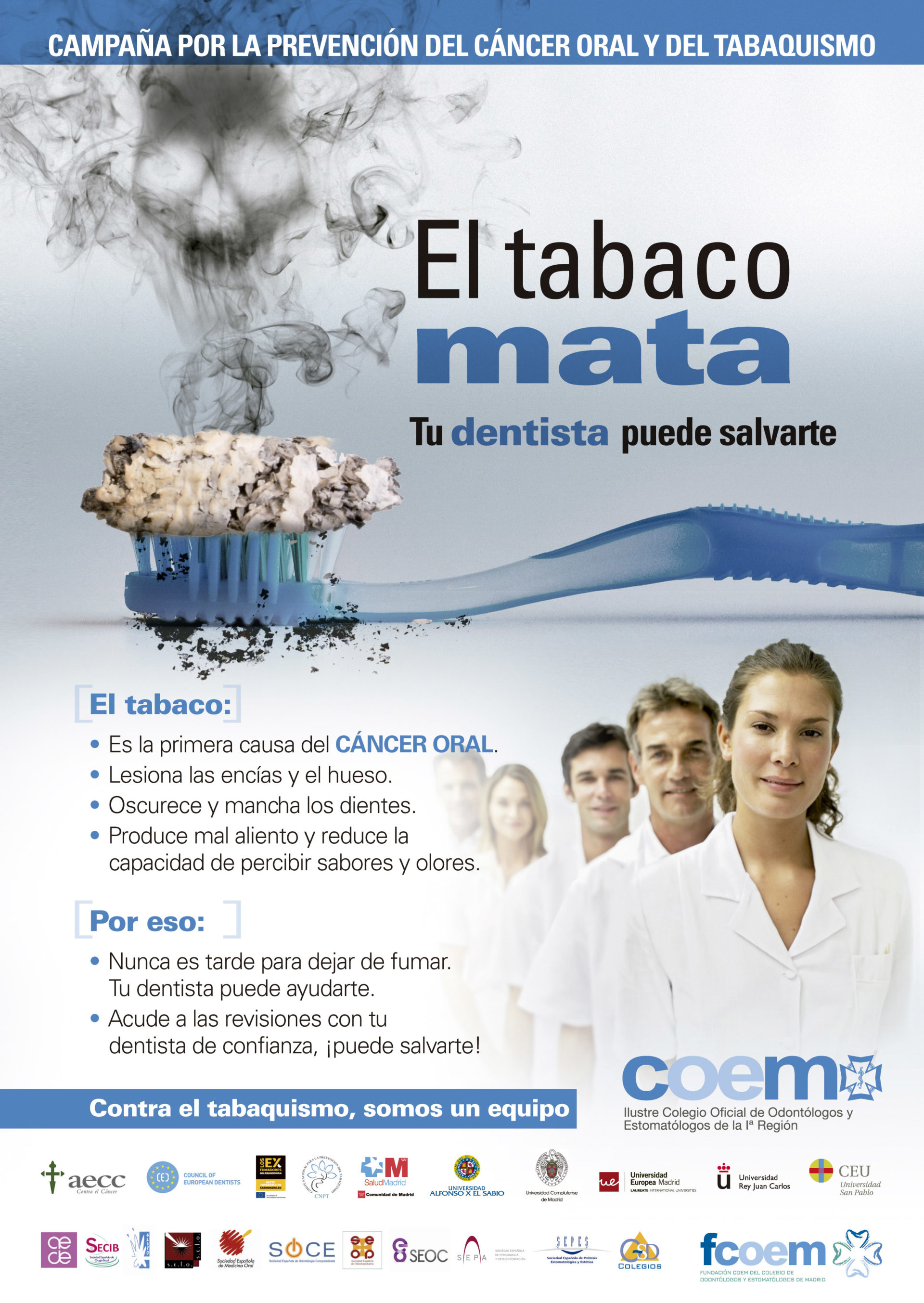 Campaña por la prevención del Cáncer oral y del Tabaquismo